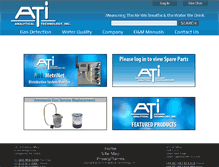 Tablet Screenshot of analyticaltechnology.com